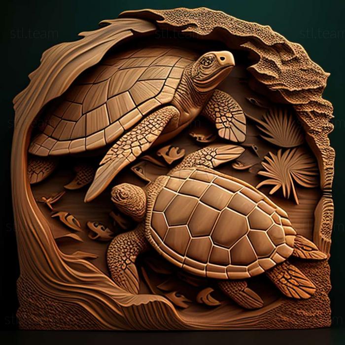 3D model Tortuga Two Treasures (STL)